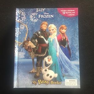 Frozen Book Playset with Figurines and Mat